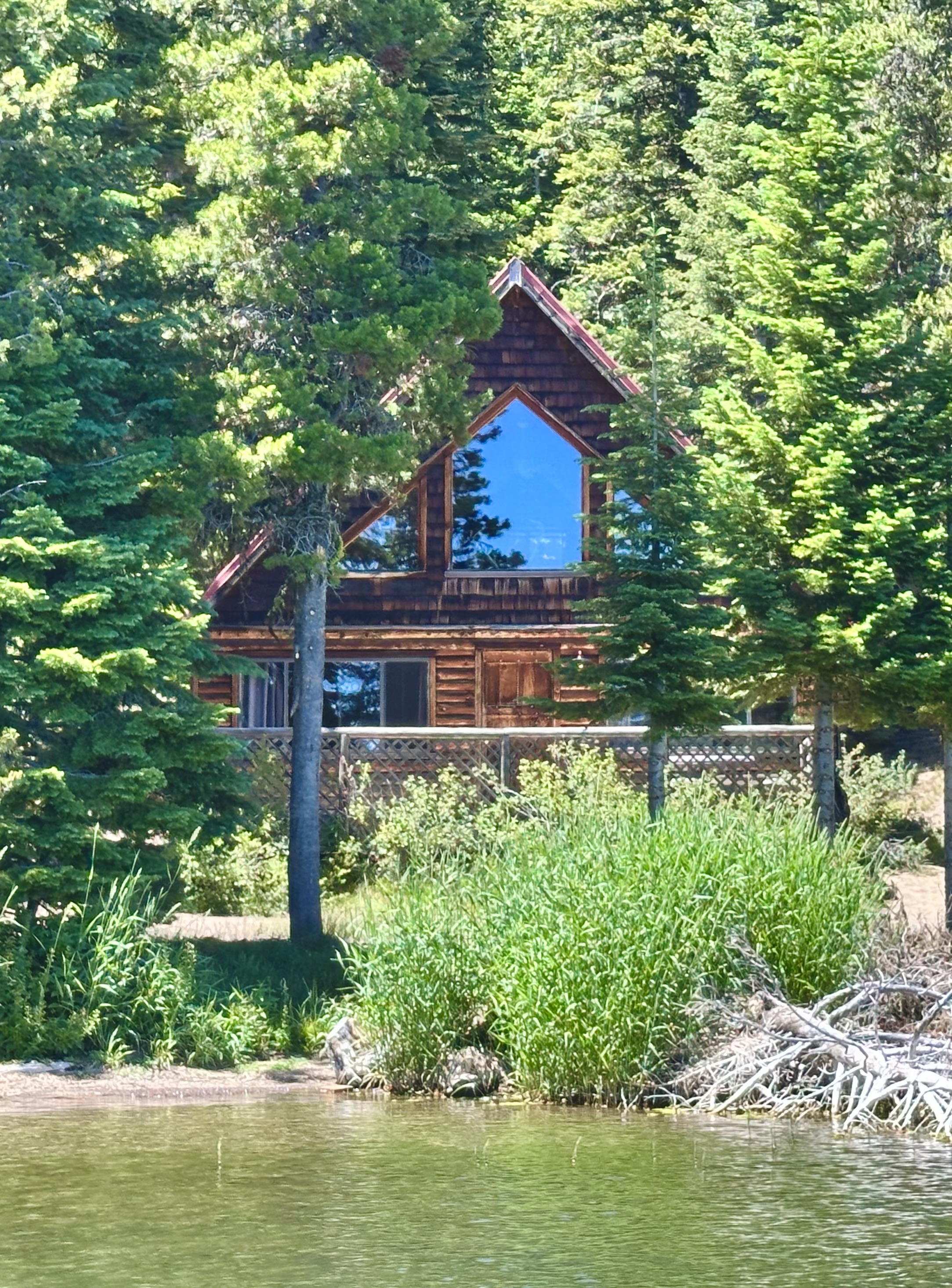 Eagle cabin from lake