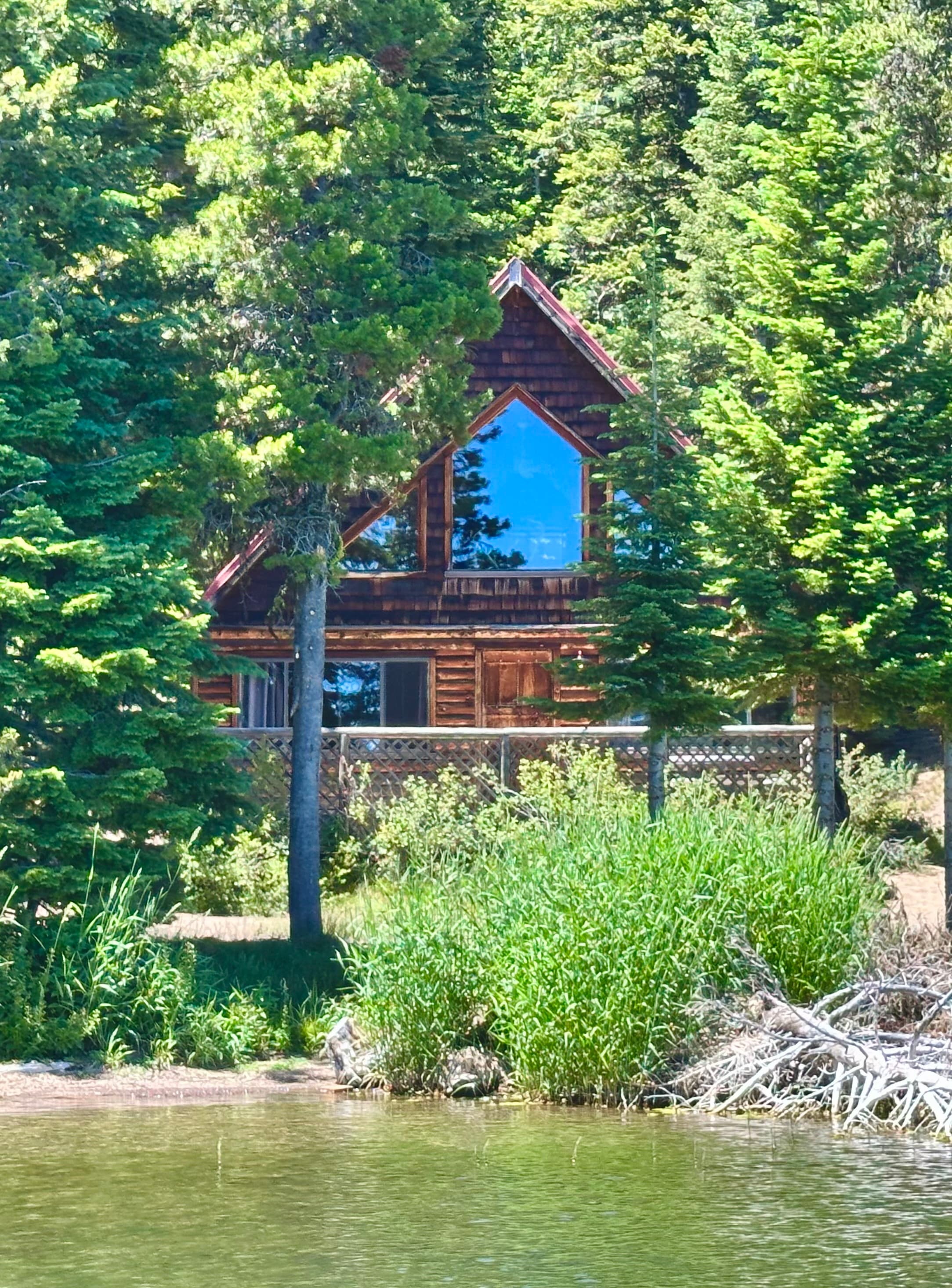 Eagle cabin from lake